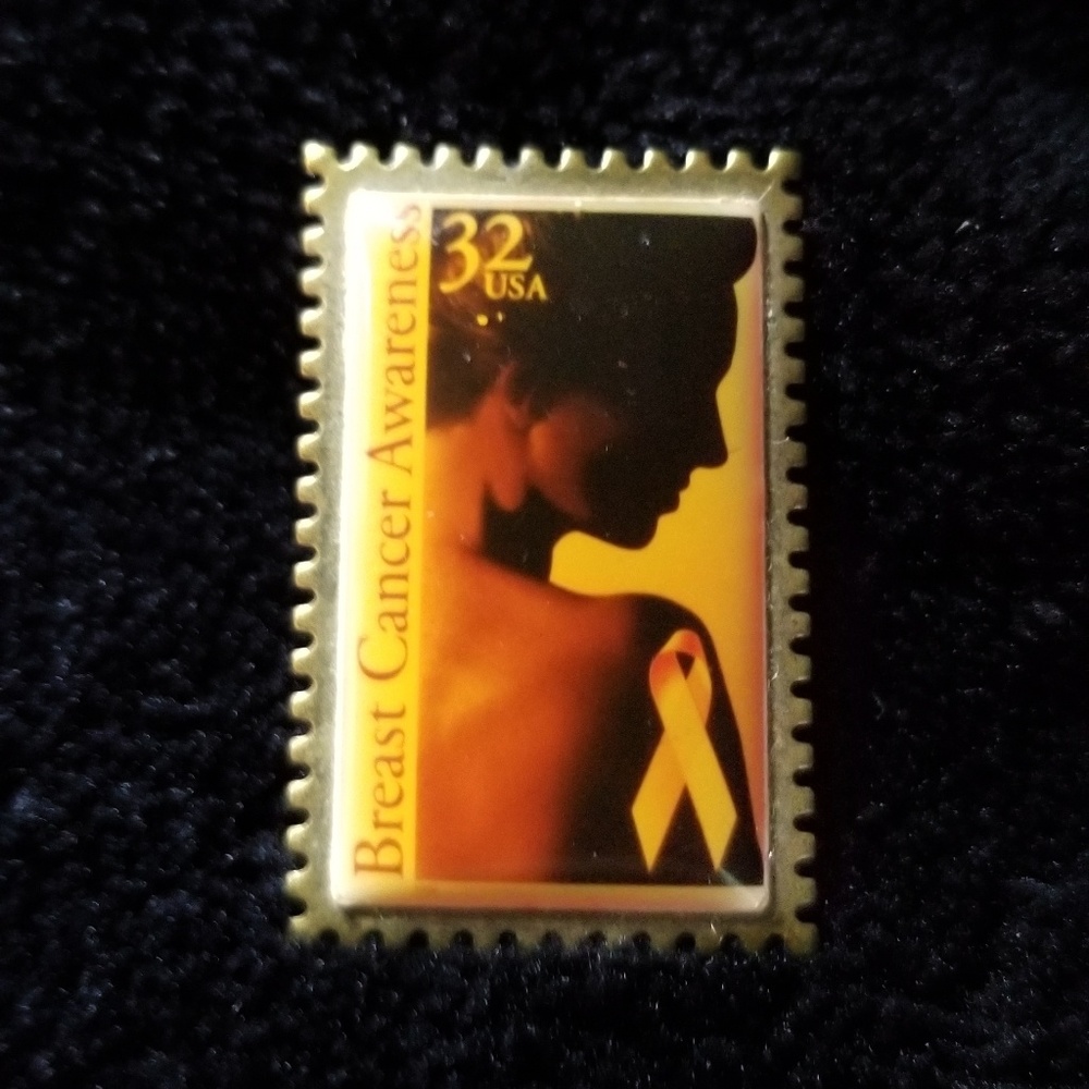Breast Cancer Awareness 1995 USPS Stamp Pin